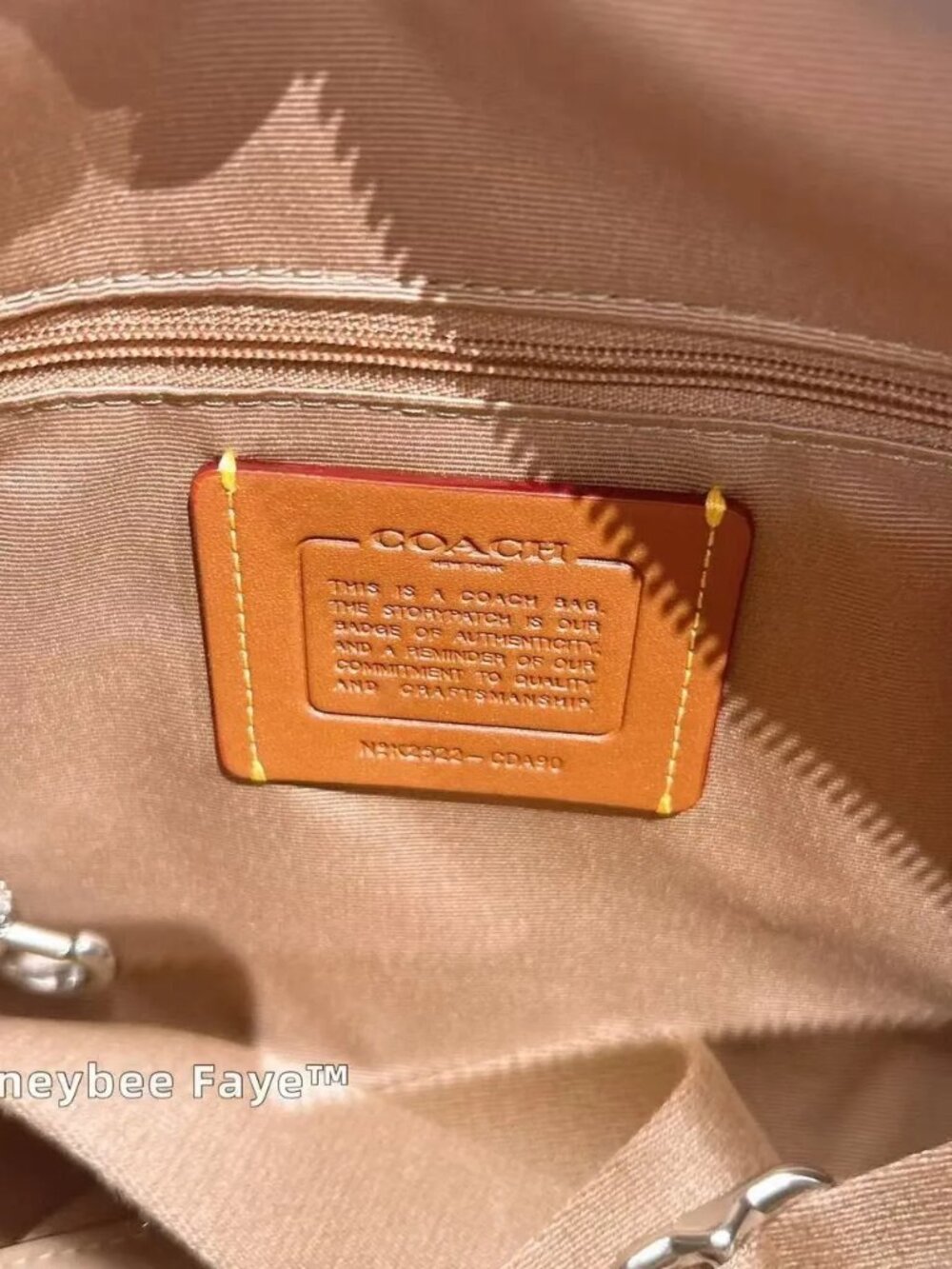 🌈Coach Rowan Satchel Bag In Rainbow Signature Canvas CDA90 Sand Multi - Picture 7 of 7